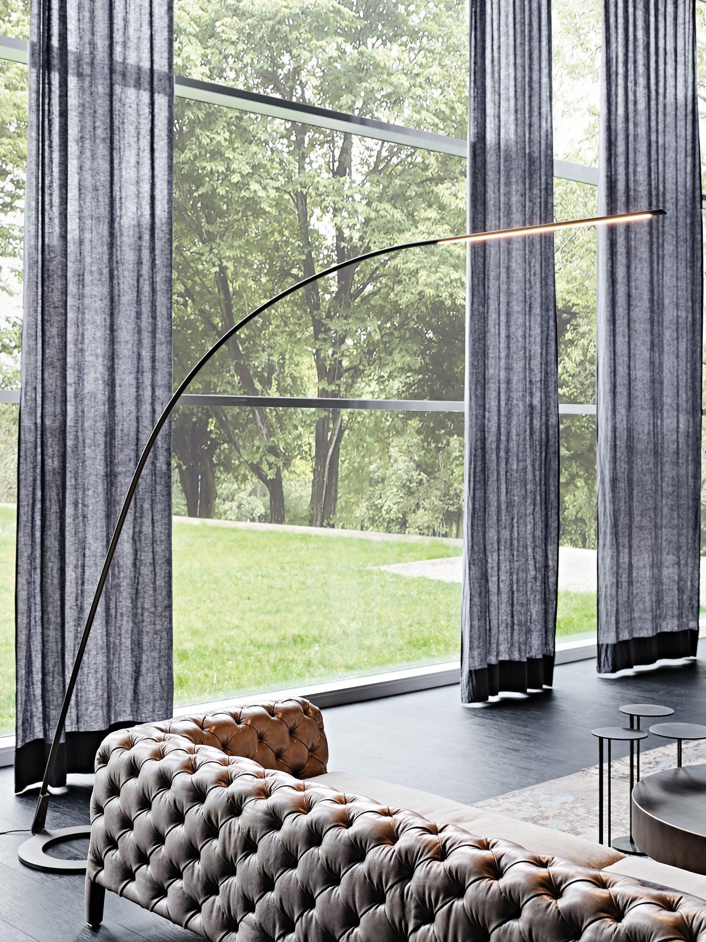 Lampo Floor Lamp - Modern LED Arc Light for Living Room