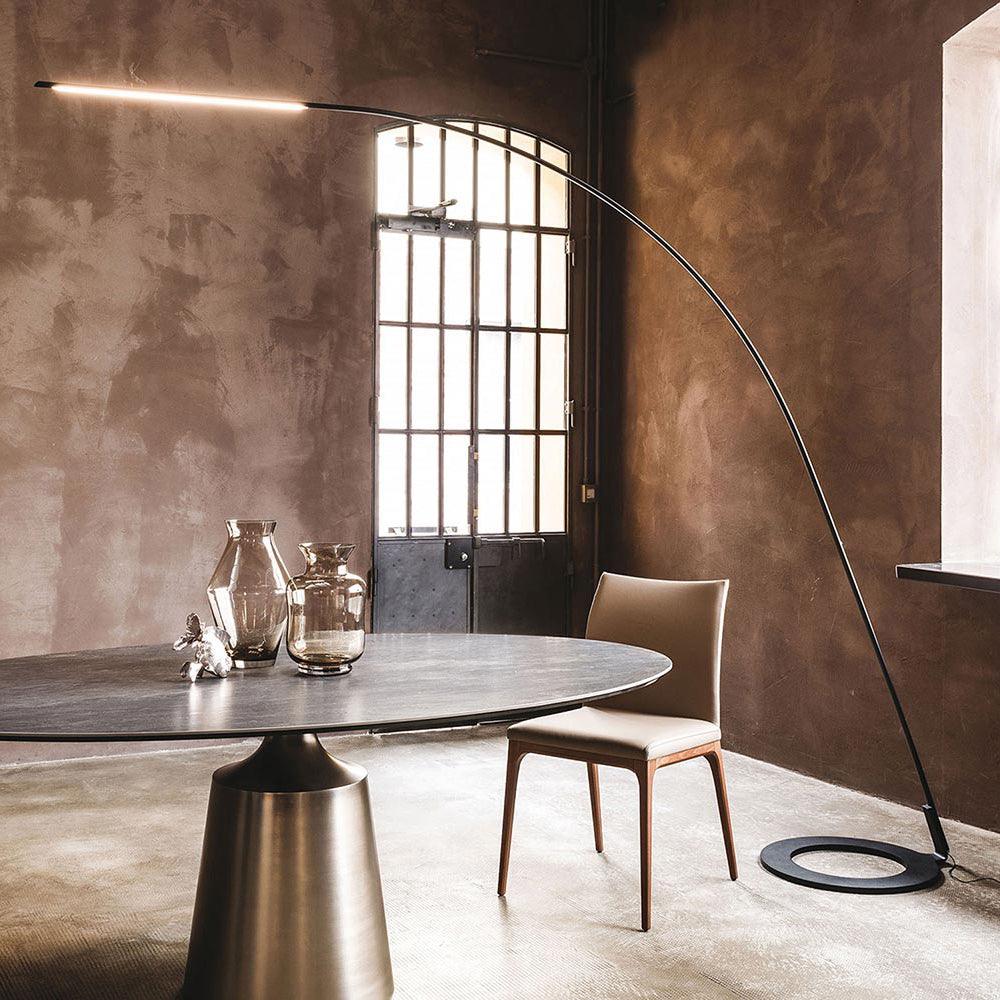 Lampo Floor Lamp - Modern LED Arc Light for Living Room