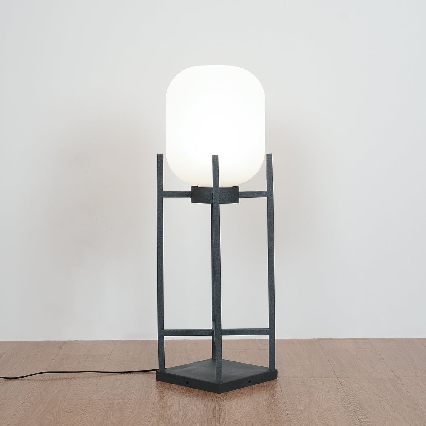 Solar Waterproof Lantern Floor Light with Integrated LED