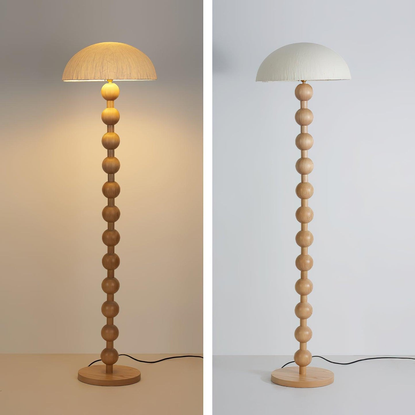 Lanvin Floor Lamp - LED Reading Light with White Shade