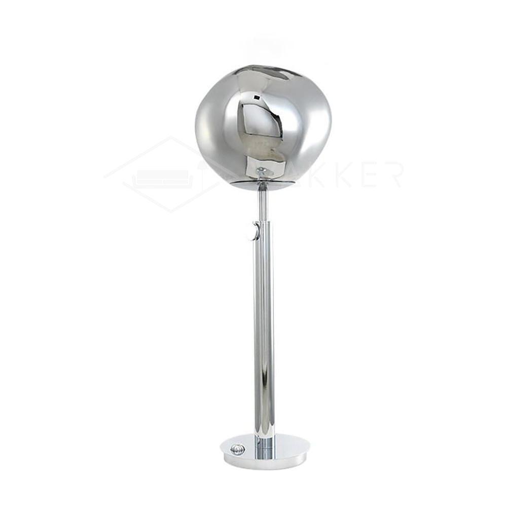 Lava Art Floor Lamp with LED, Dimmable, Copper Finish