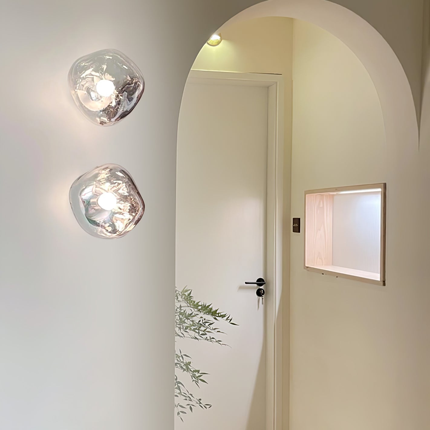 Lava Wall Lamp - LED Indoor Lighting - Chrome Finish