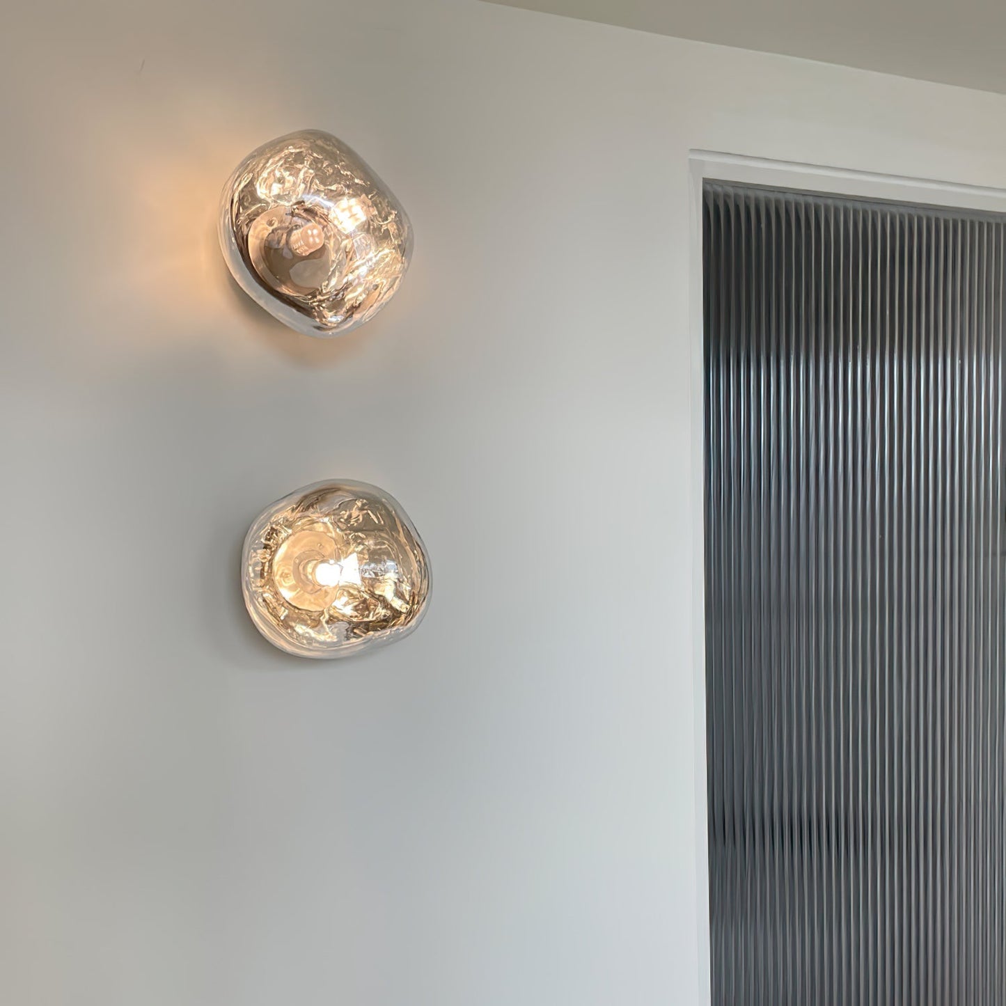Lava Wall Lamp - LED Indoor Lighting - Chrome Finish