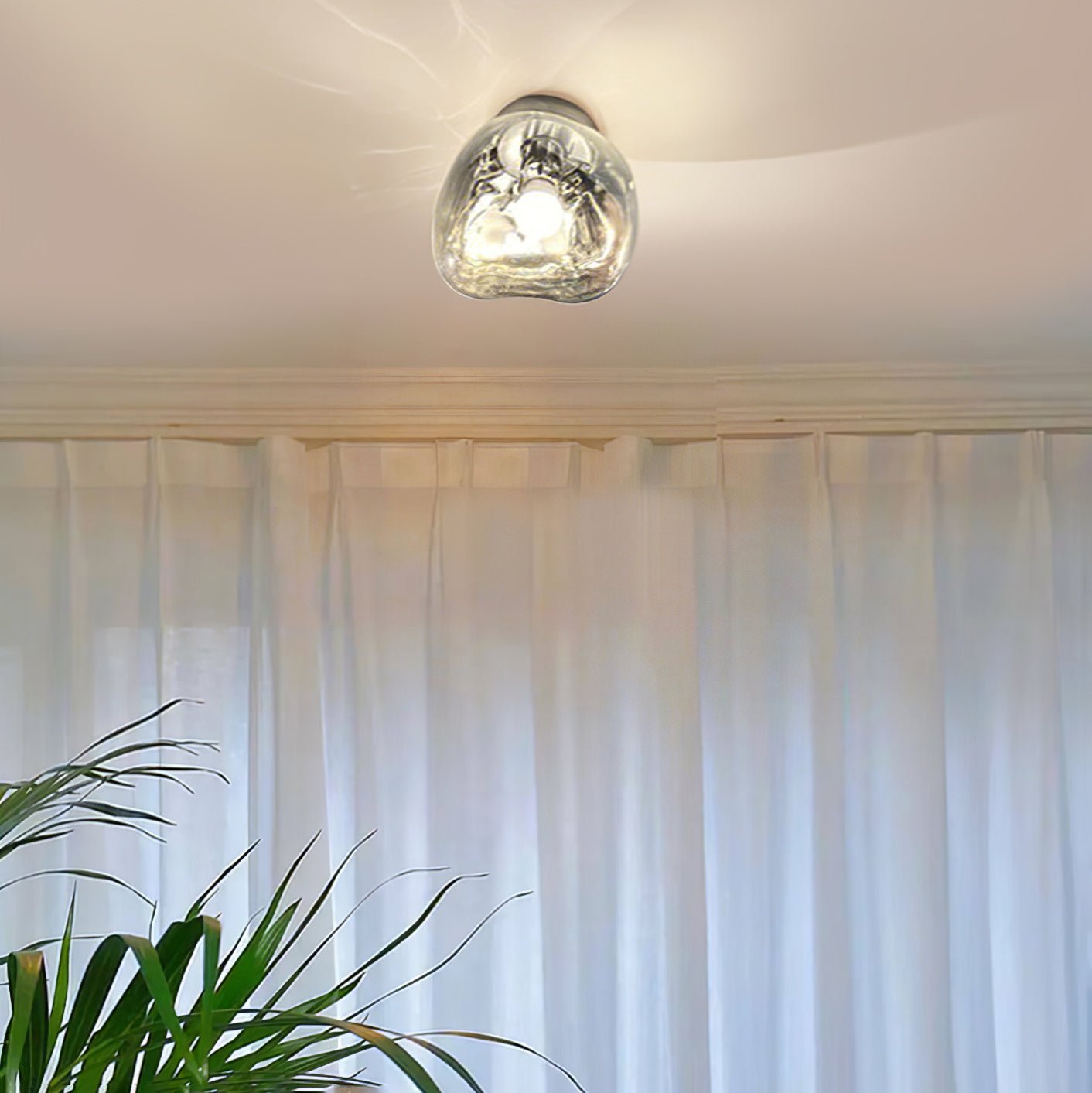 Lava Wall Lamp - LED Indoor Lighting - Chrome Finish