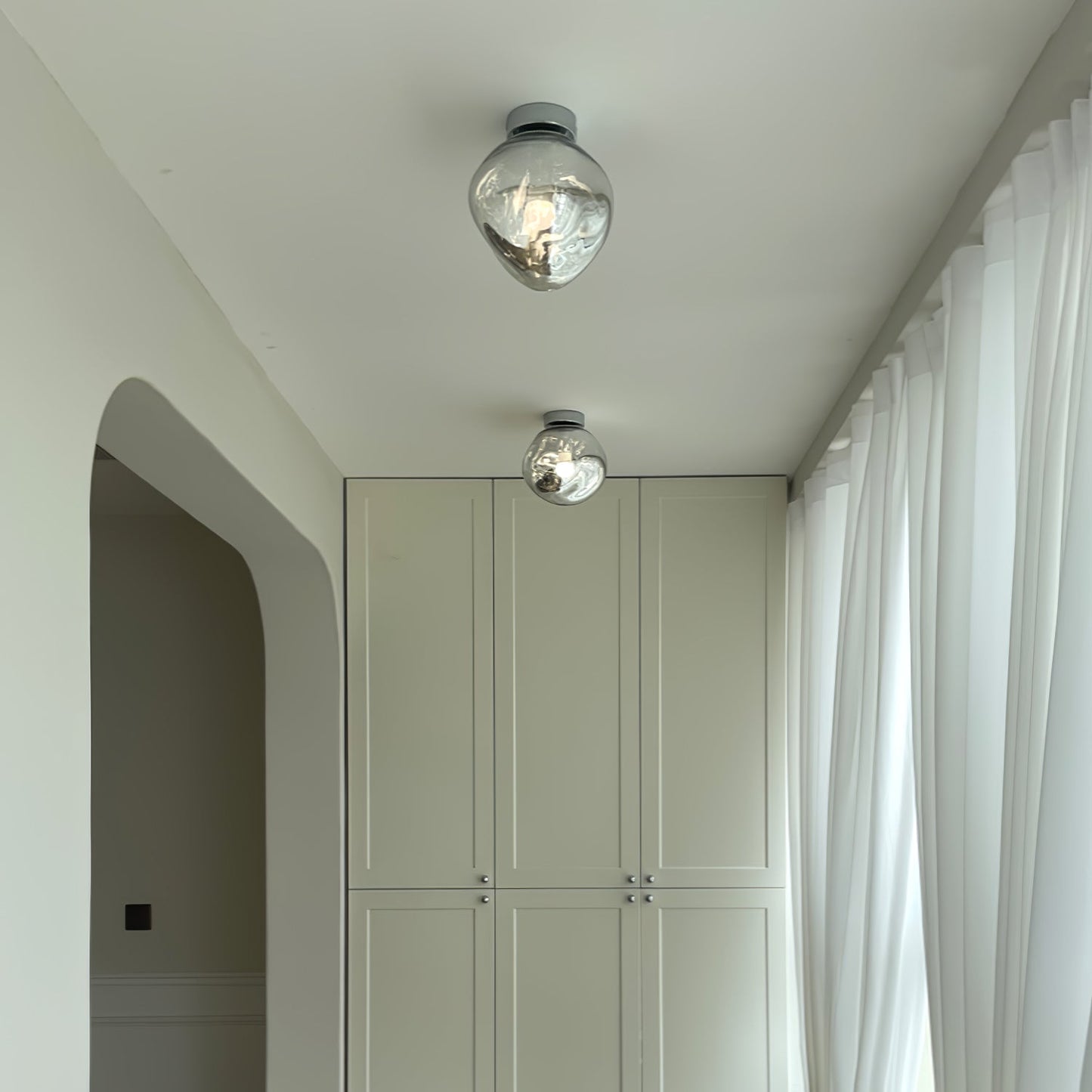 Lava Wall Lamp - LED Indoor Lighting - Chrome Finish