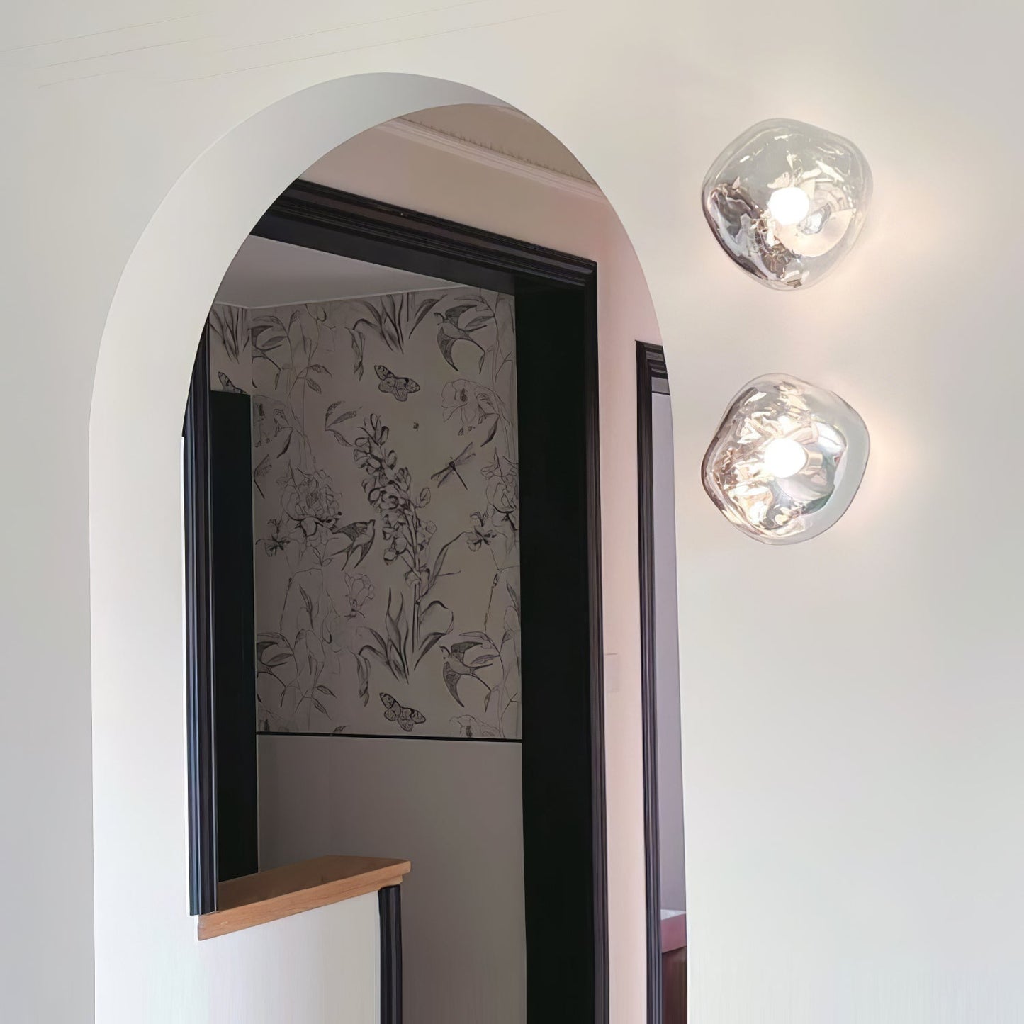 Lava Wall Lamp - LED Indoor Lighting - Chrome Finish