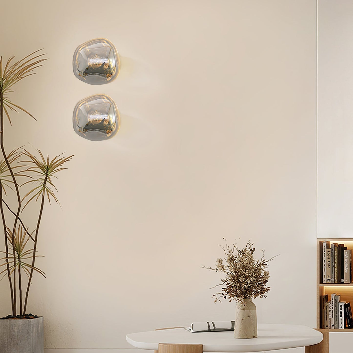 Lava Wall Lamp - LED Indoor Lighting - Chrome Finish