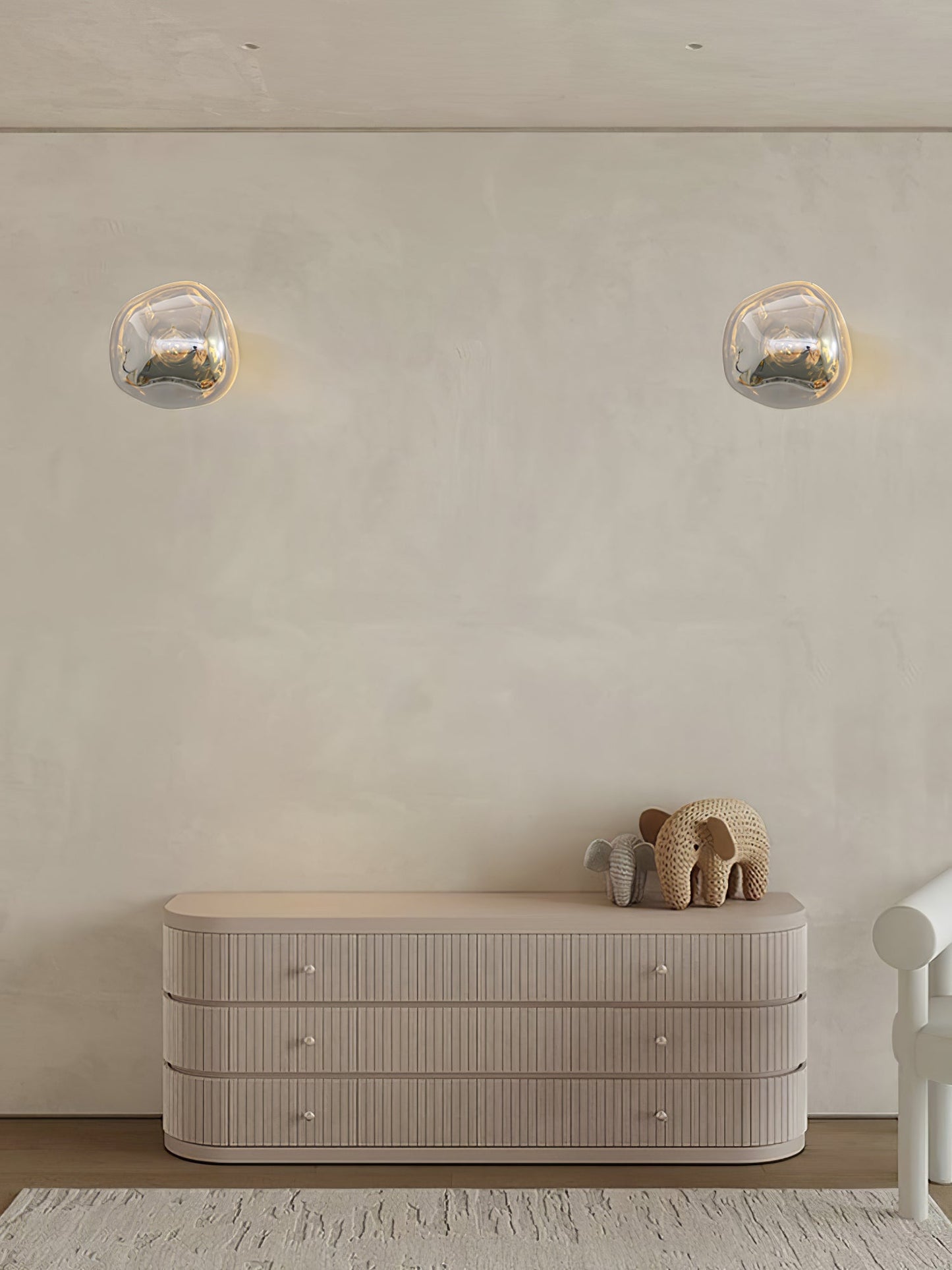 Lava Wall Lamp - LED Indoor Lighting - Chrome Finish