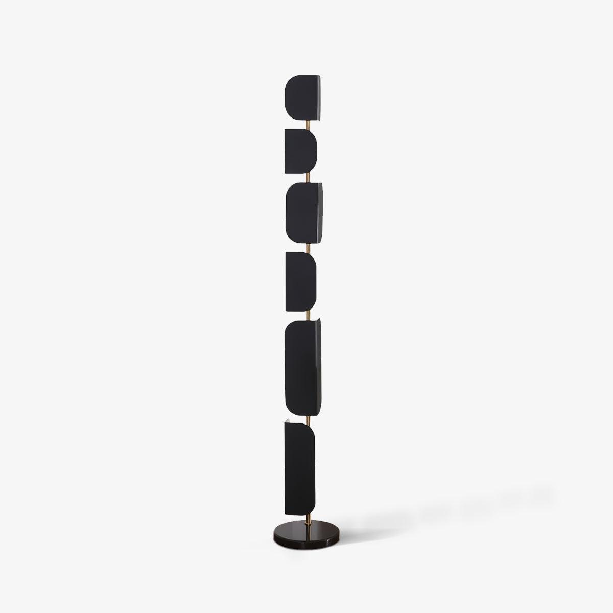 Leagan Floor Lamp - LED Metal Marble Indoor Light
