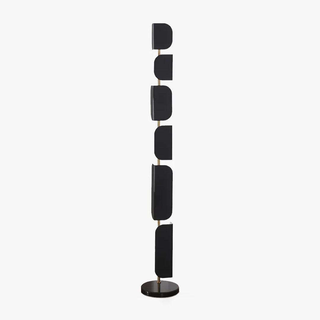 Leagan Floor Lamp - LED Metal Marble Indoor Light