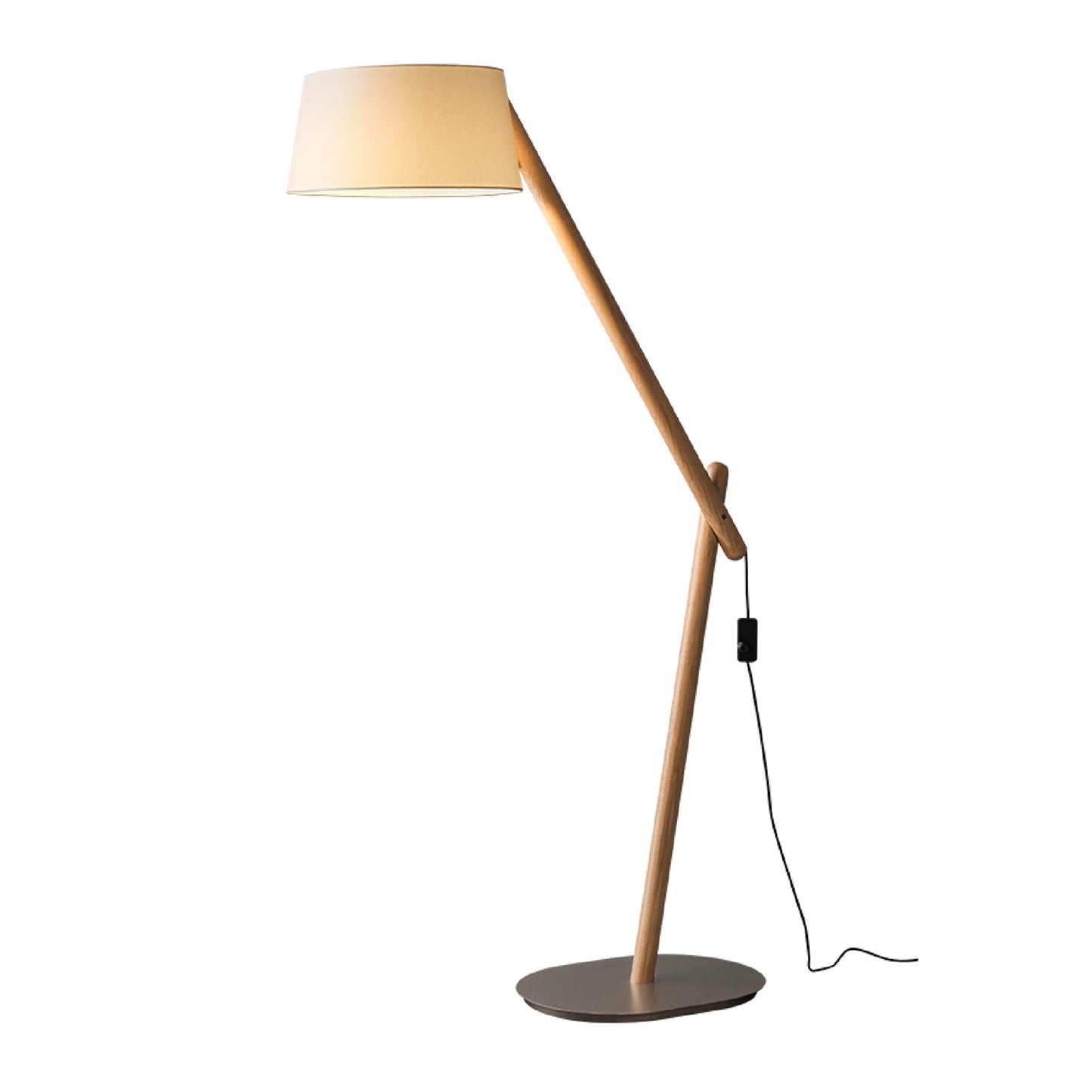 Lean Pivot Floor Lamp with Adjustable Arm LED Light
