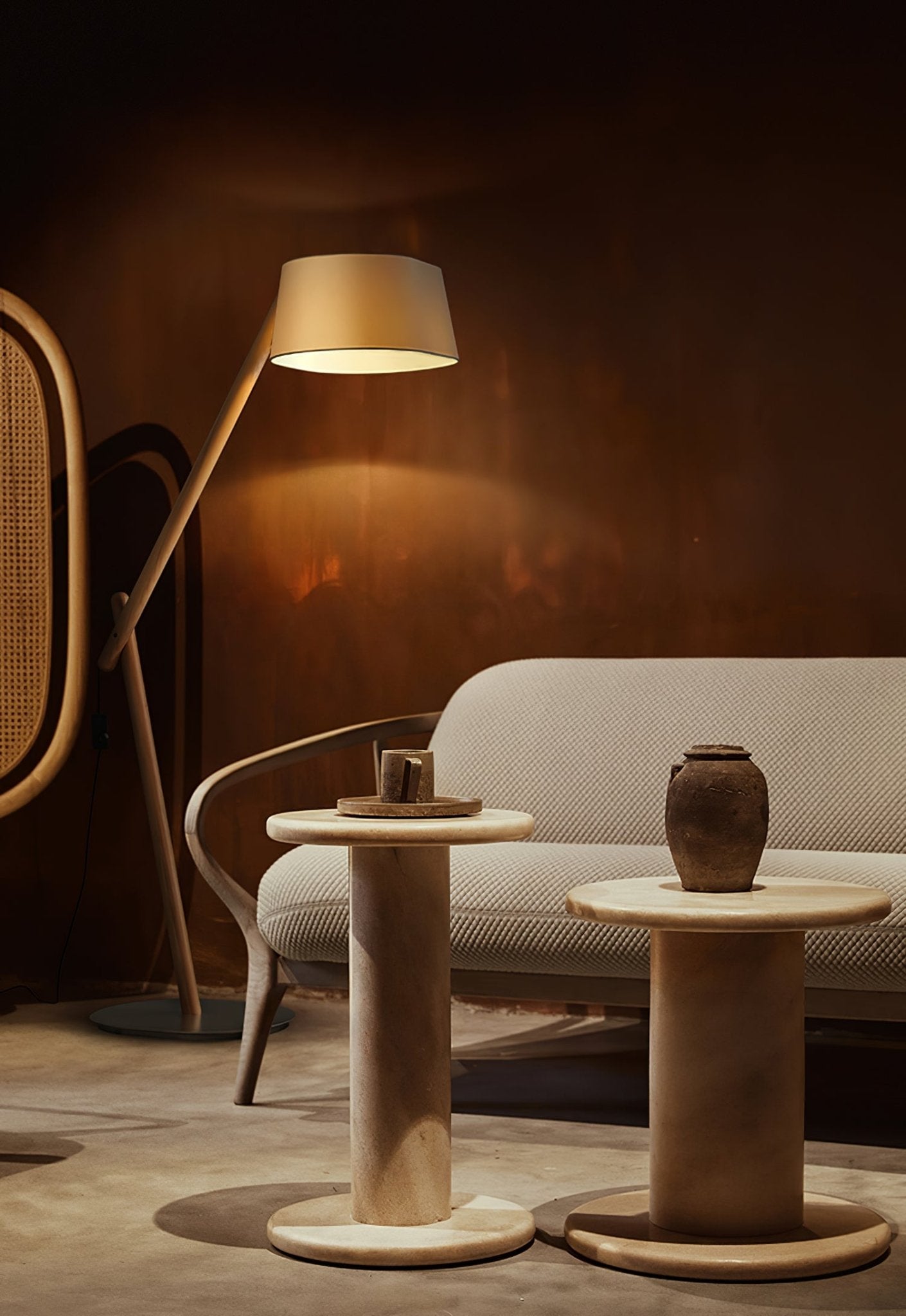 Lean Pivot Floor Lamp with Adjustable Arm LED Light