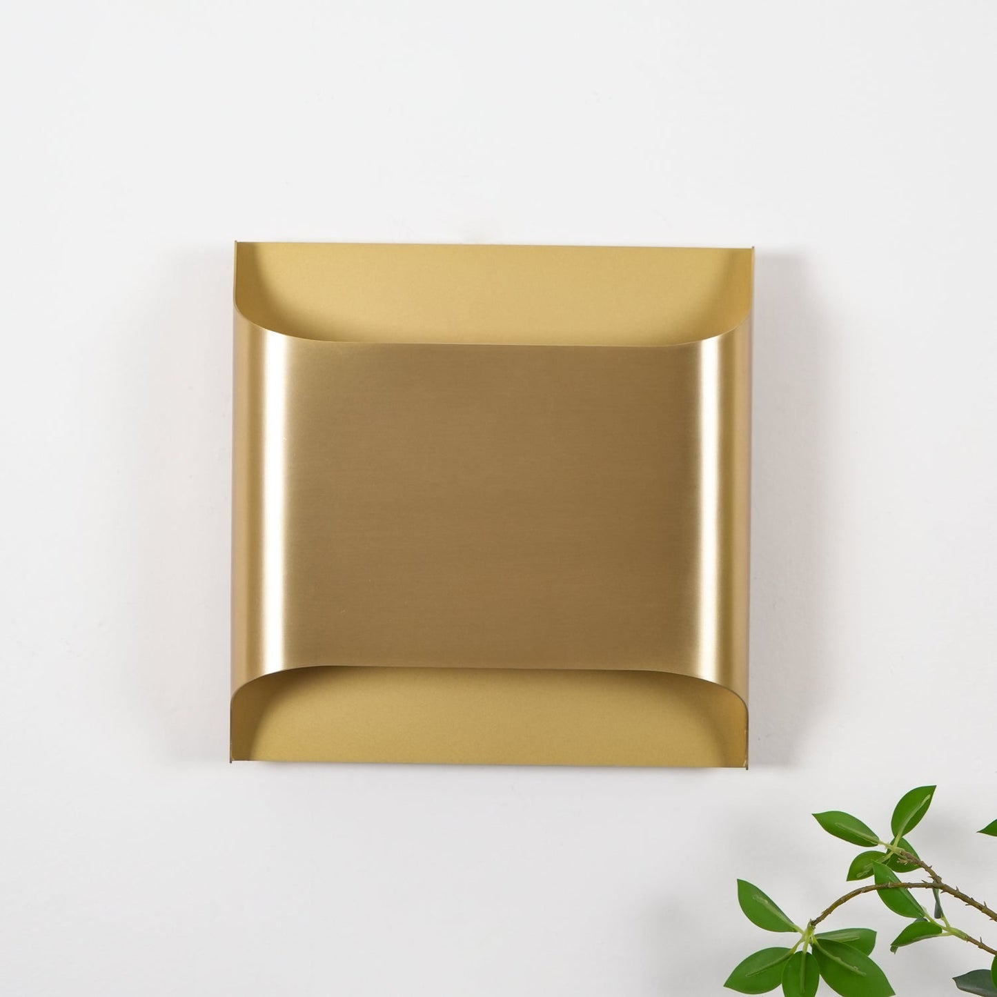 Leclerc Brass Wall Lamp LED Indoor Lighting Fixture Set of 2