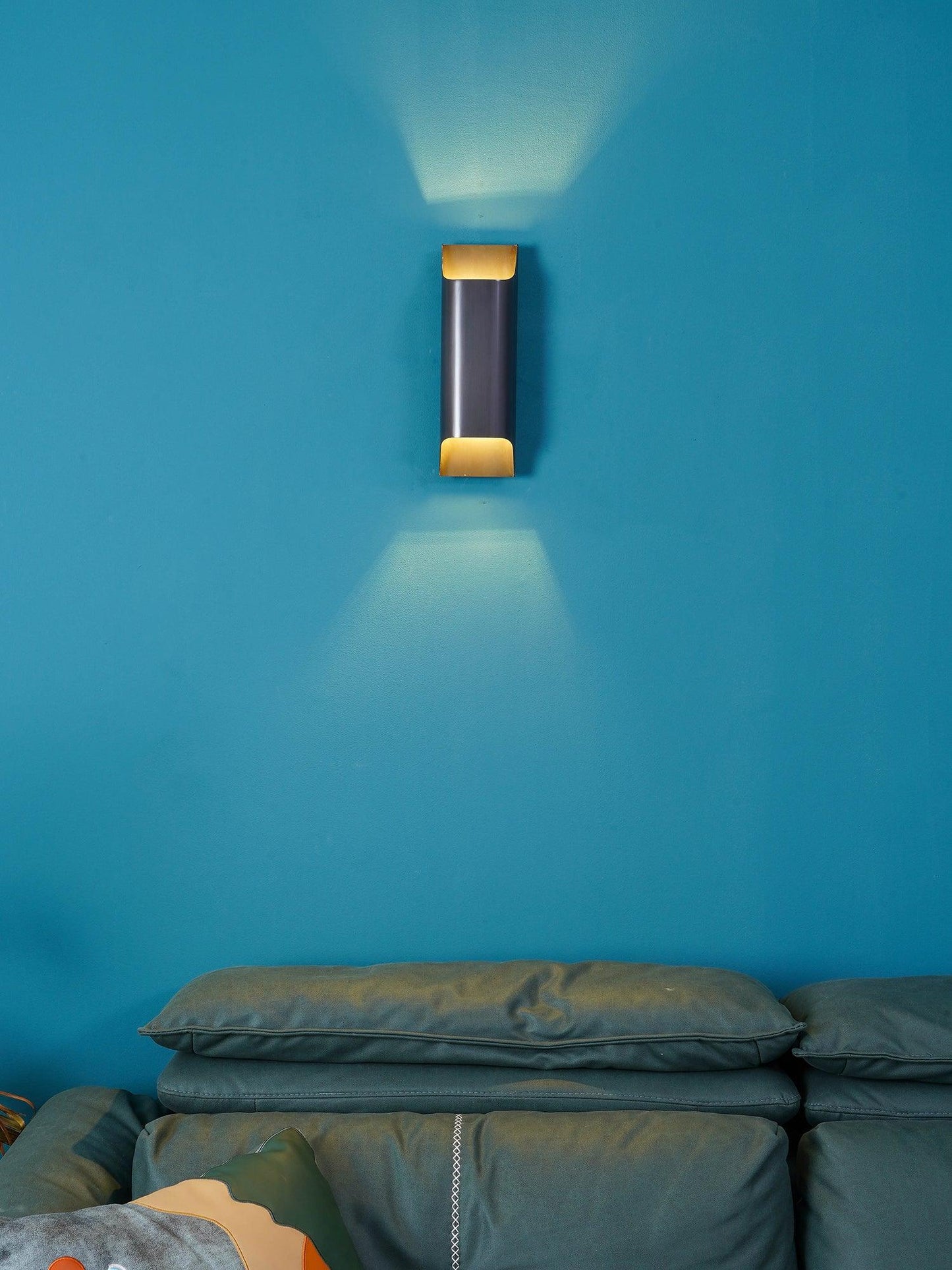 Leclerc Brass Wall Lamp LED Indoor Lighting Fixture Set of 2