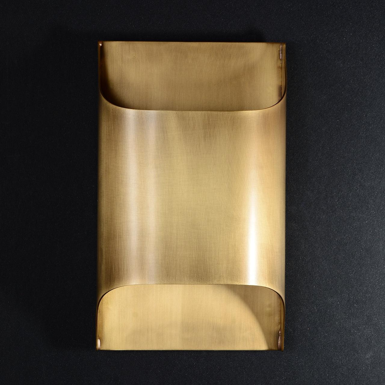 Leclerc Brass Wall Lamp LED Indoor Lighting Fixture Set of 2