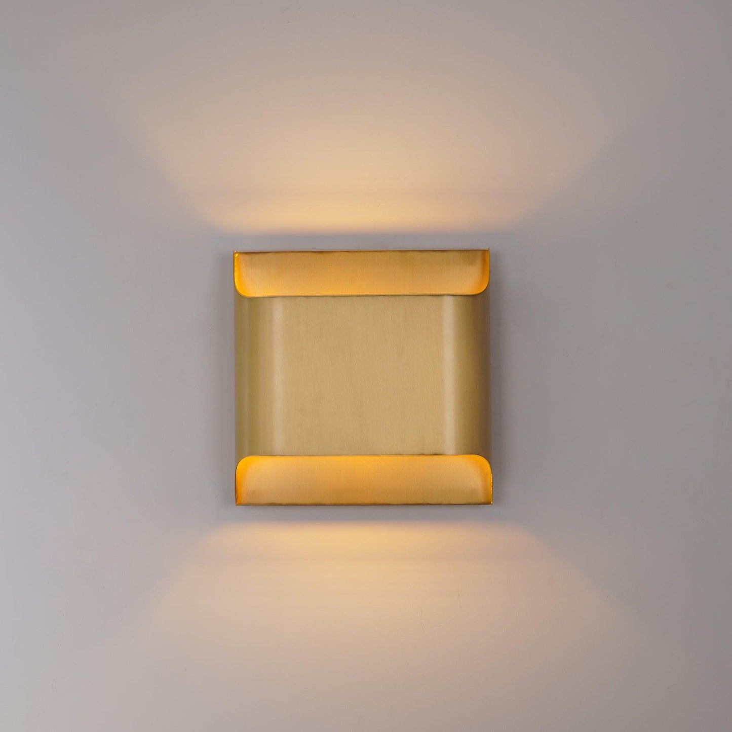 Leclerc Brass Wall Lamp LED Indoor Lighting Fixture Set of 2