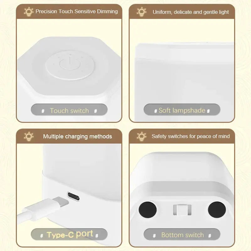 LED Touch Activated Lamp - Stylish LED Lighting for Home