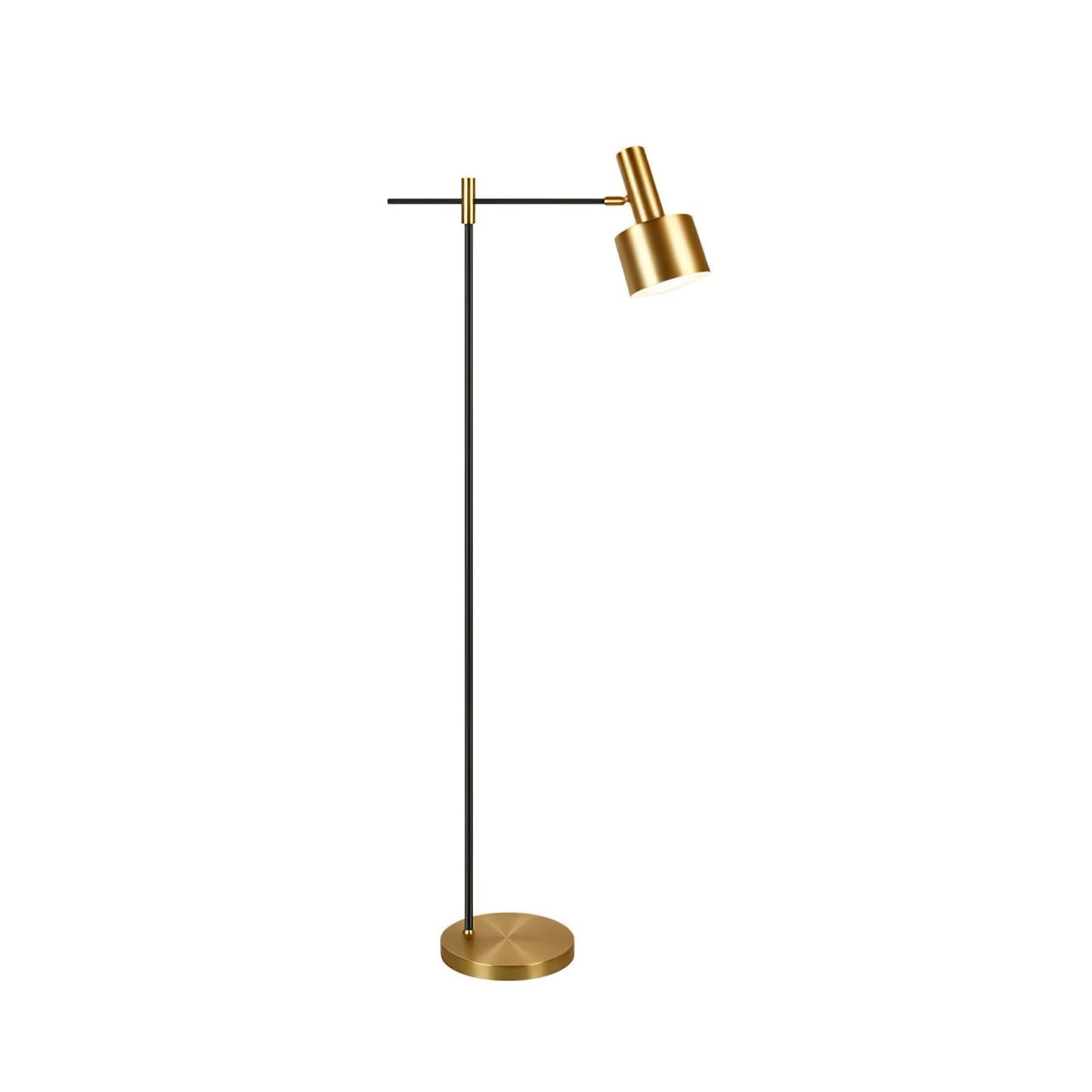 Lento Floor Lamp with Gold Finish LED Light for Home