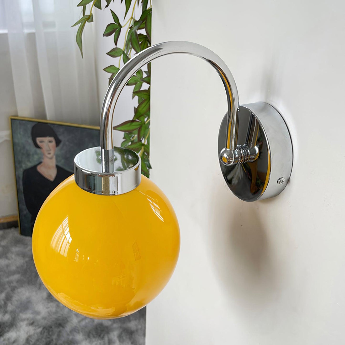 Loa Wall Lamp Sputnik Style LED Indoor Lighting Silver