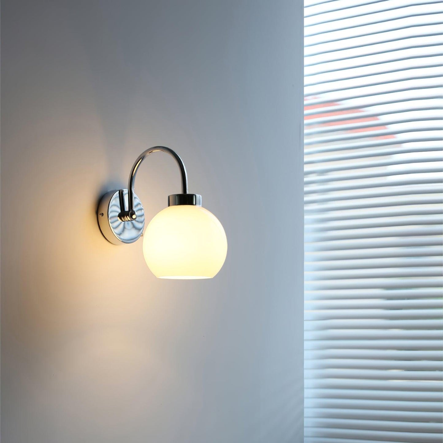Loa Wall Lamp Sputnik Style LED Indoor Lighting Silver