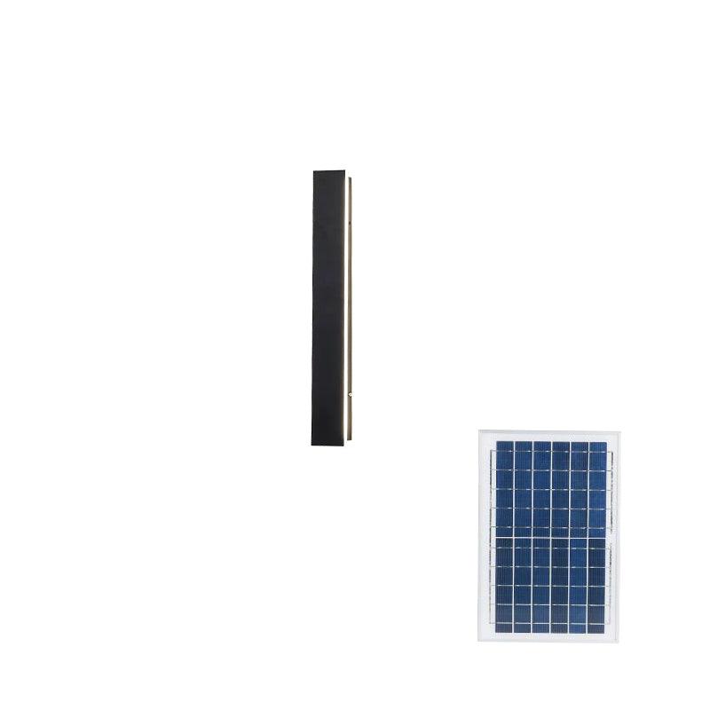 Long Strip Solar Outdoor Sconce LED Waterproof Wall Light