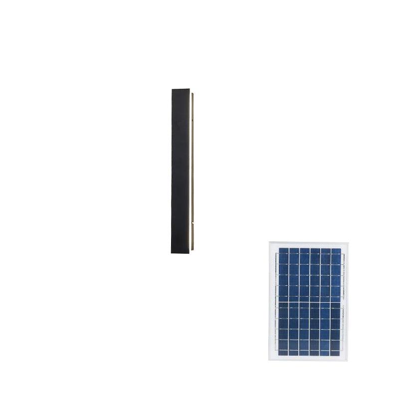 Long Strip Solar Outdoor Sconce LED Waterproof Wall Light