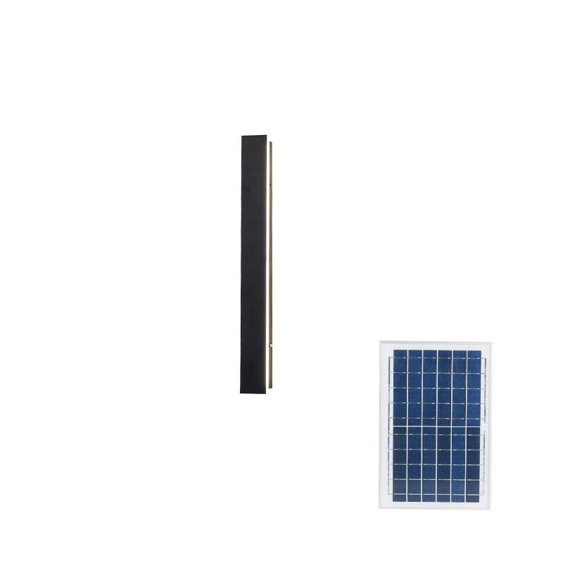 Long Strip Solar Outdoor Sconce LED Waterproof Wall Light