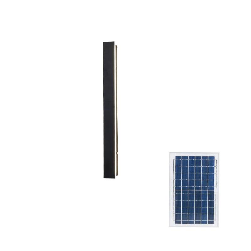 Long Strip Solar Outdoor Sconce LED Waterproof Wall Light