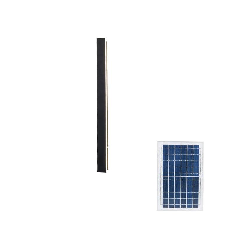 Long Strip Solar Outdoor Sconce LED Waterproof Wall Light