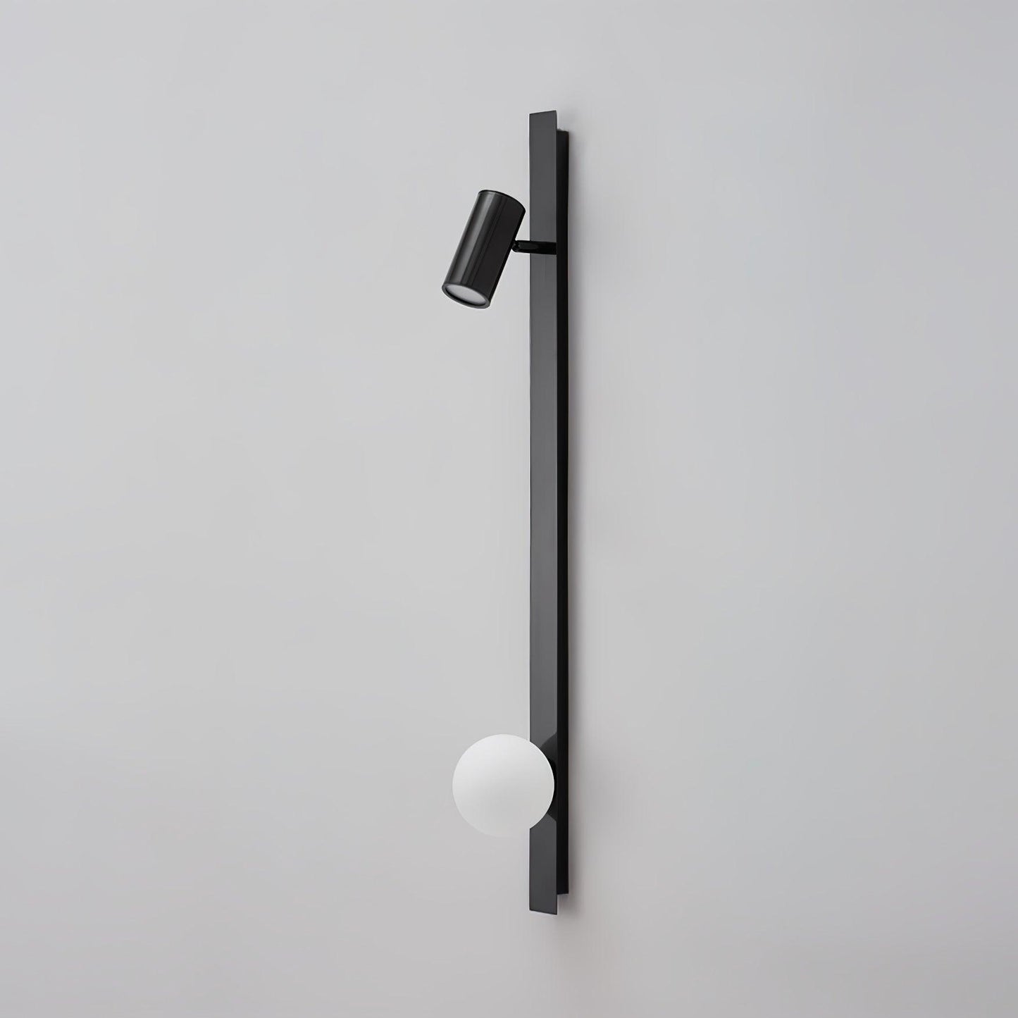 Long Arm Plug-in Wall Light with Brass Finish and LED