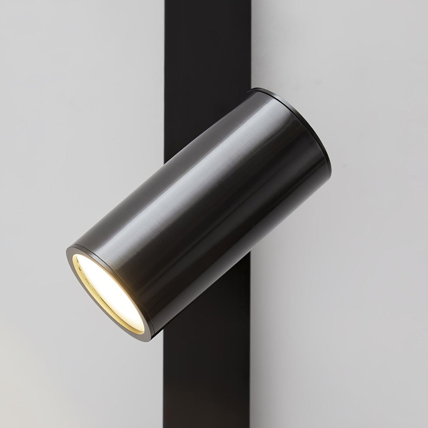 Long Arm Plug-in Wall Light with Brass Finish and LED