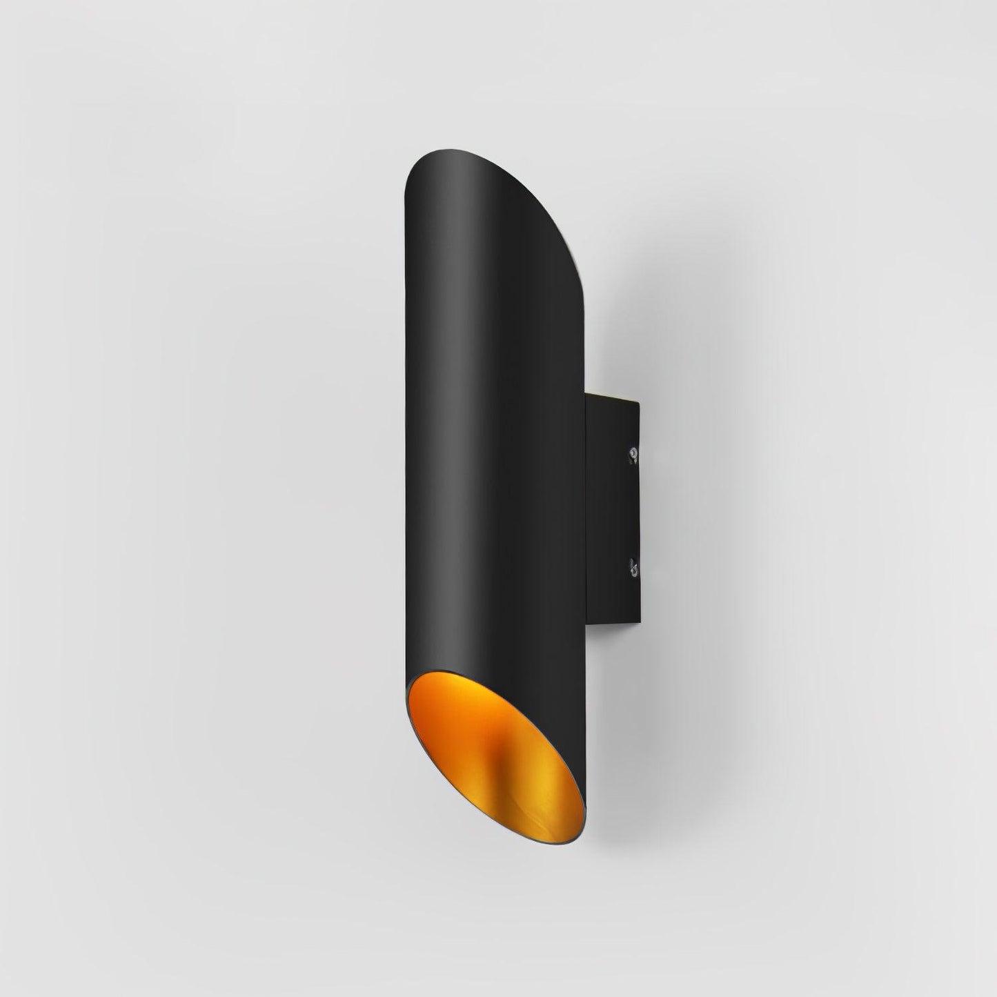Lucide Quirijn Wall Lamp Black and Gold LED Indoor Light