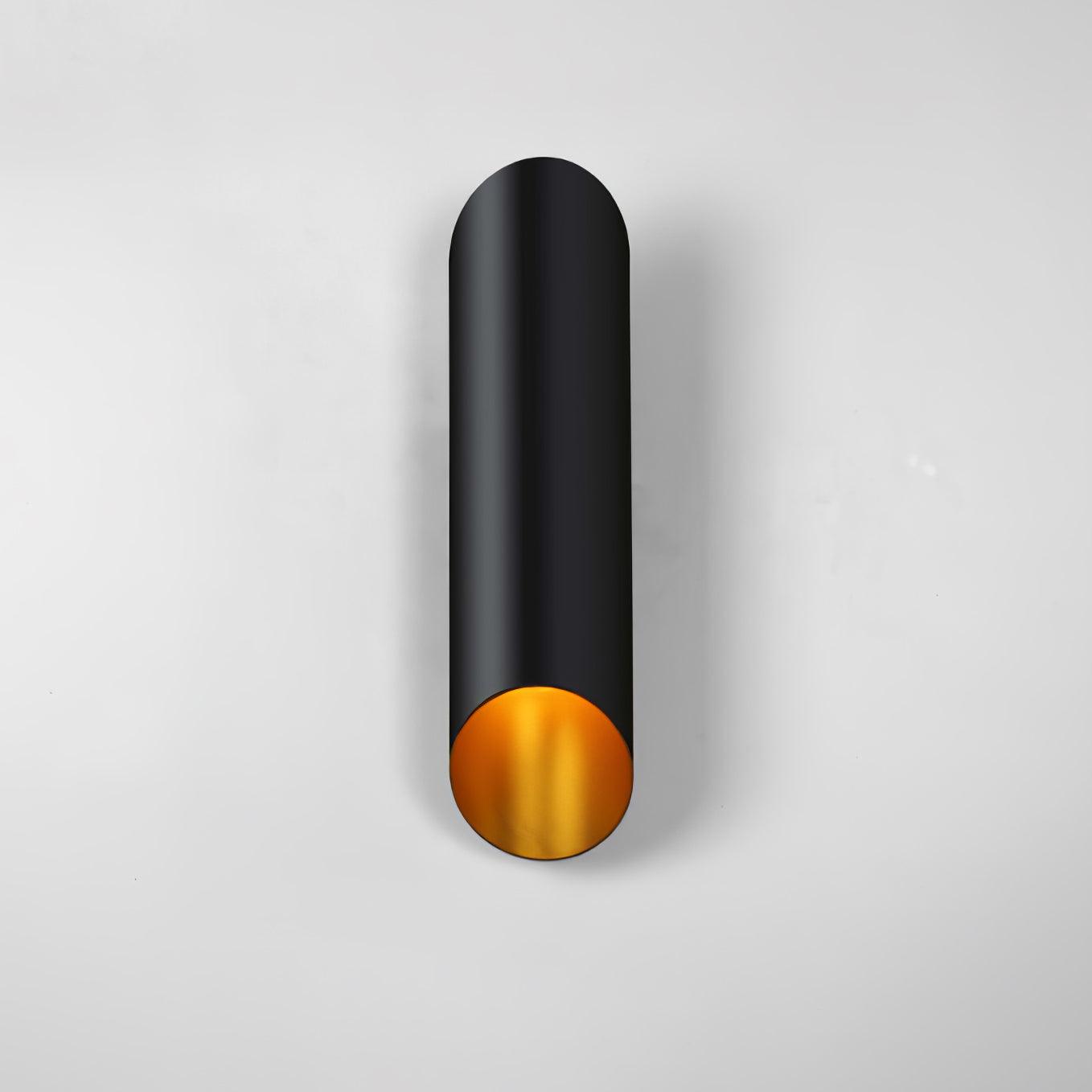Lucide Quirijn Wall Lamp Black and Gold LED Indoor Light