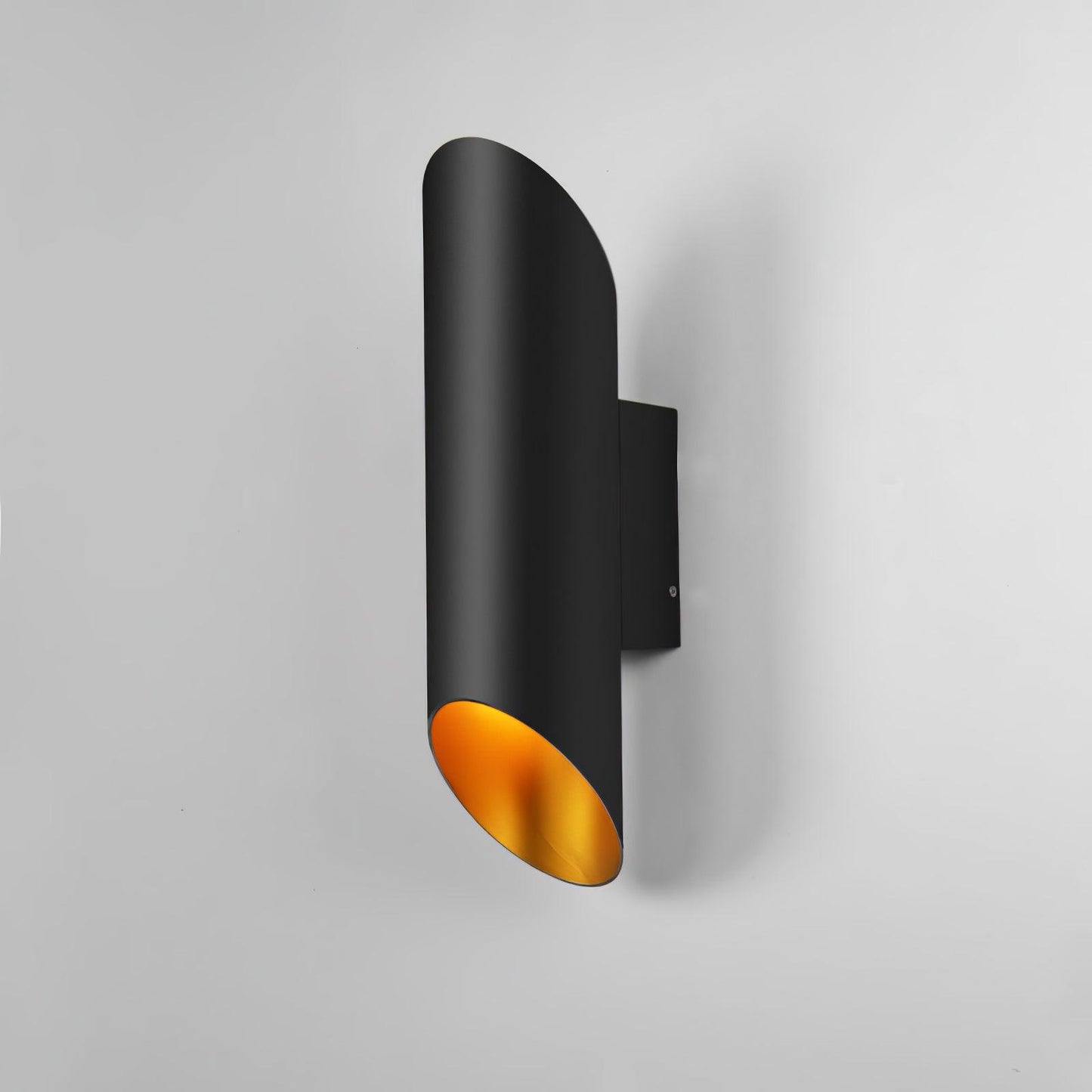 Lucide Quirijn Wall Lamp Black and Gold LED Indoor Light