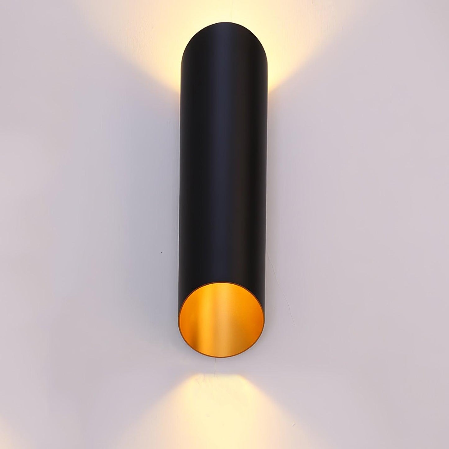 Lucide Quirijn Wall Lamp Black and Gold LED Indoor Light