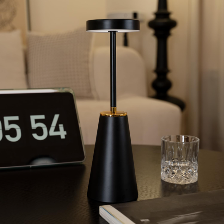 LumiFlex Wireless Table Lamp – LED Light, 3-Color Dimming, Touch Control, 4000mAh Battery, Waterproof