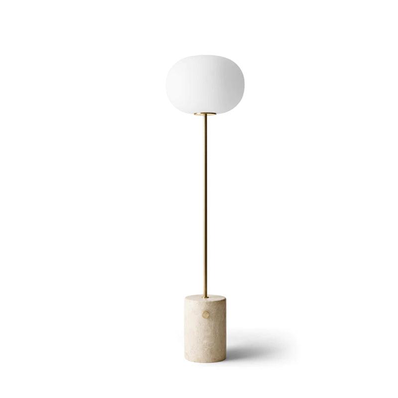 Jwda Floor Lamp with Marble Base and LED Light, Indoor