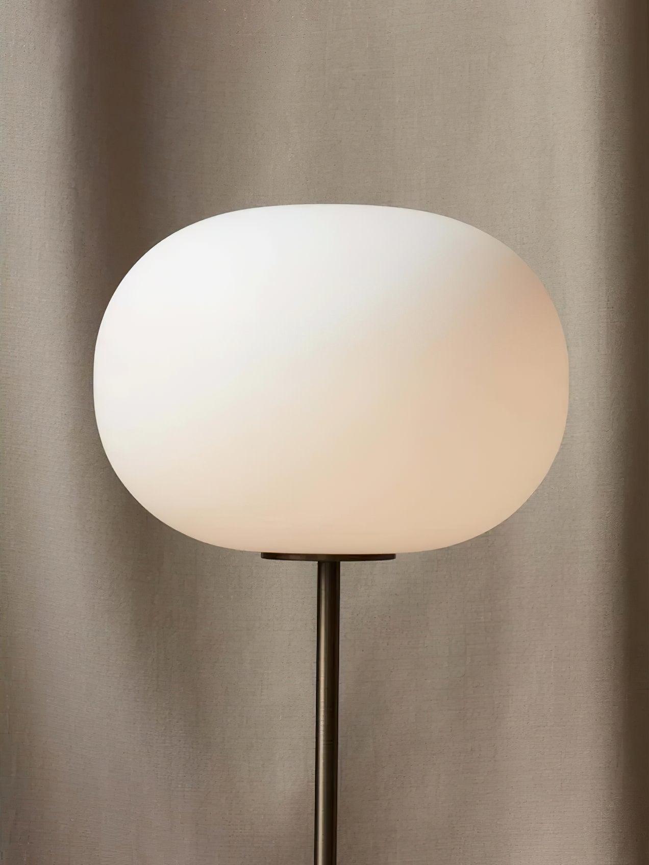 Jwda Floor Lamp with Marble Base and LED Light, Indoor