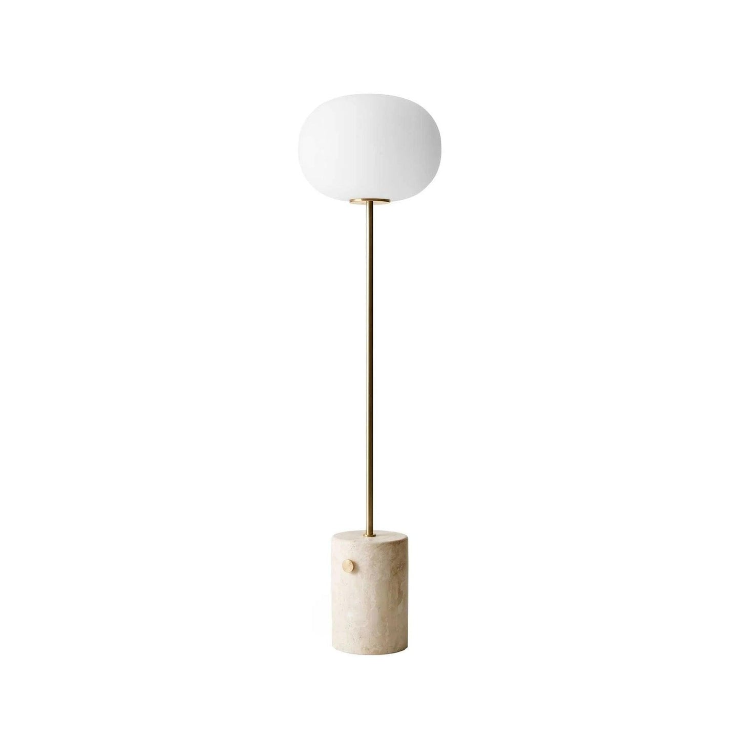 Jwda Floor Lamp with Marble Base and LED Light, Indoor