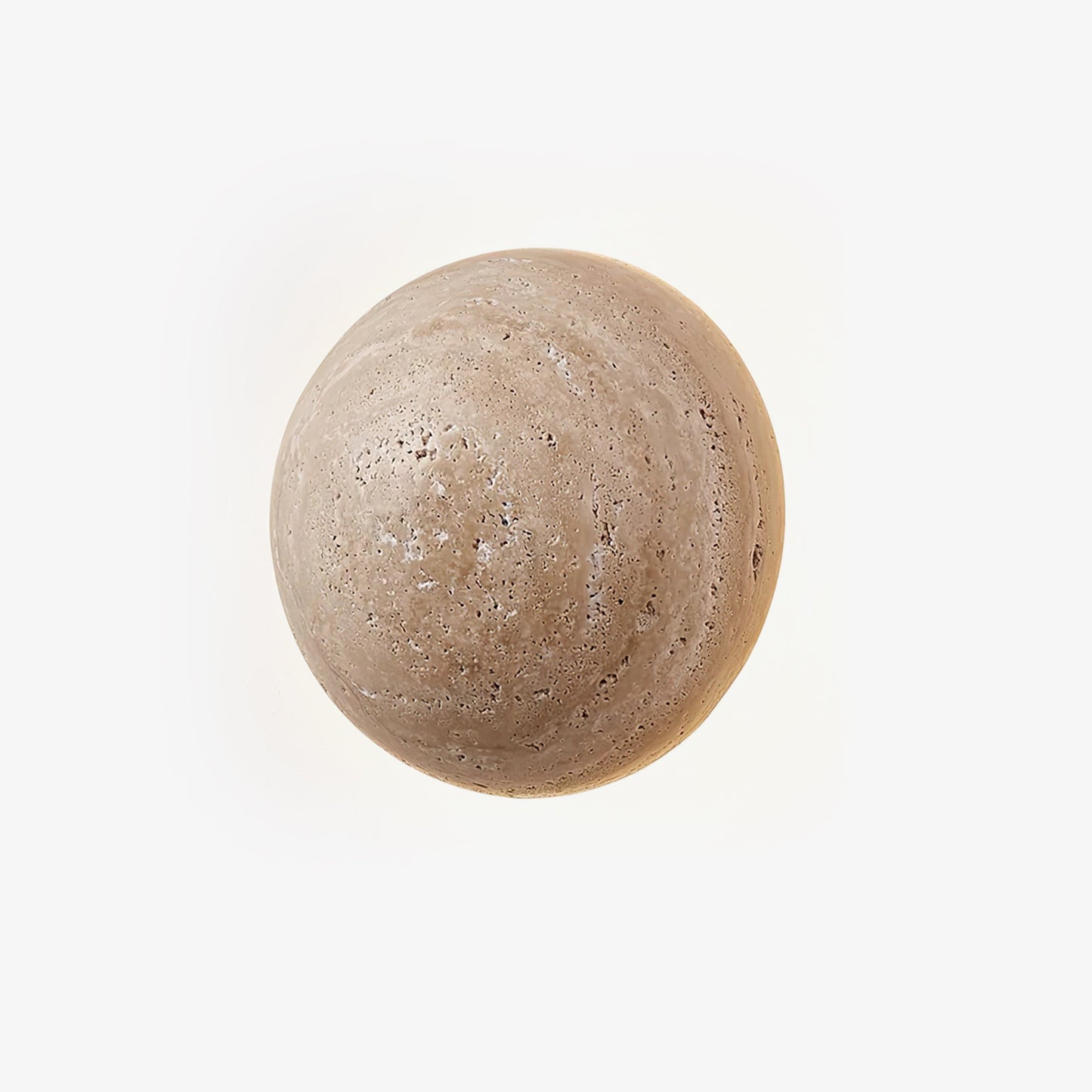 Luna Travertine Wall Light - Integrated LED Indoor Fixture