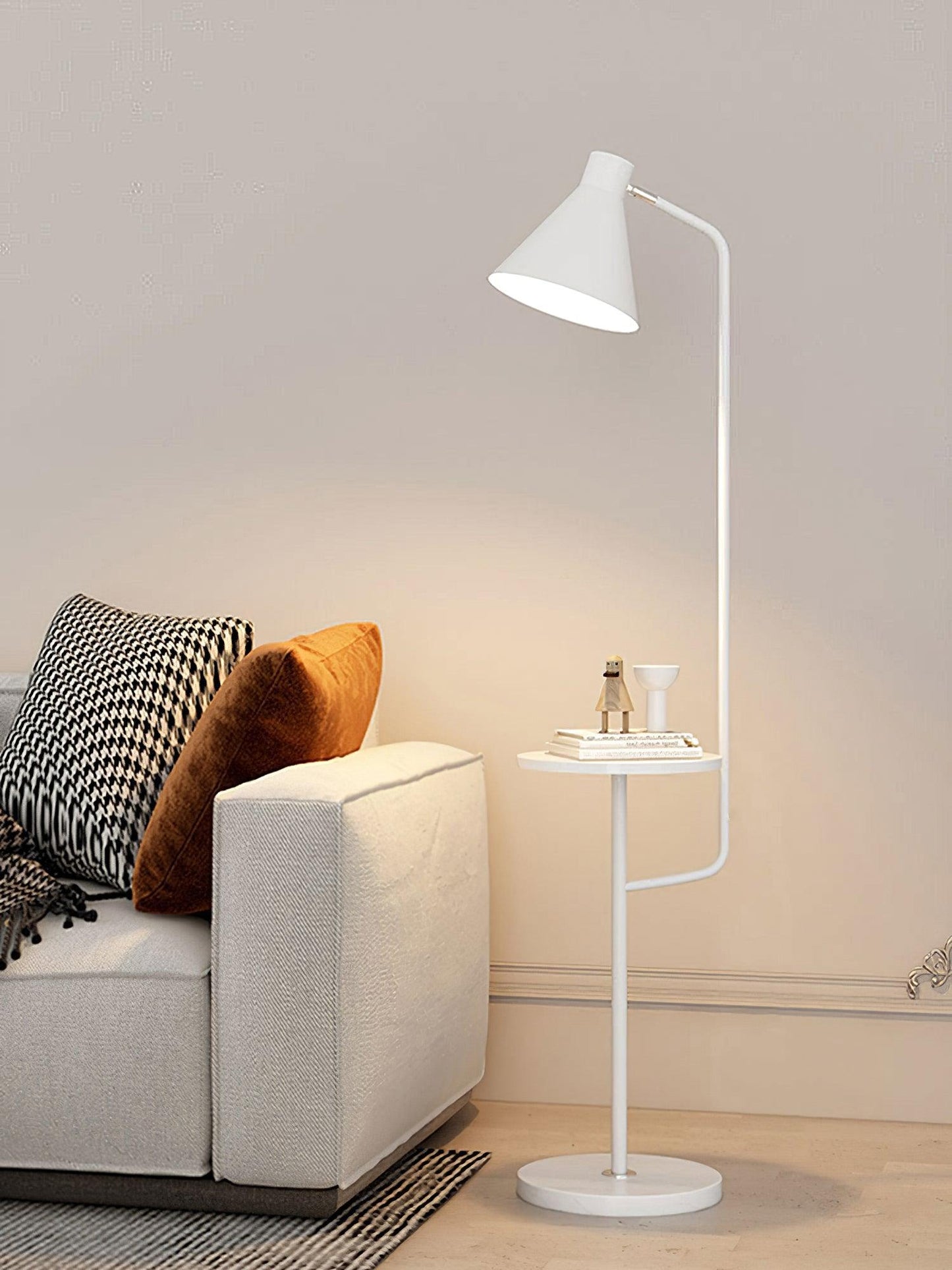 Macaroon Floor Lamp with Tray - LED Indoor Lighting