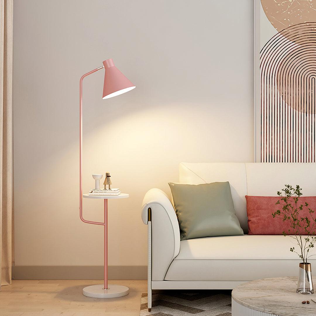 Macaroon Floor Lamp with Tray - LED Indoor Lighting