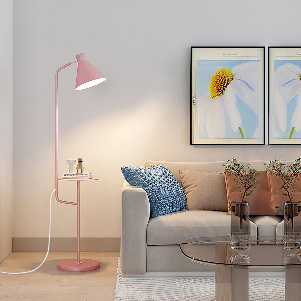 Macaroon Floor Lamp with Tray - LED Indoor Lighting