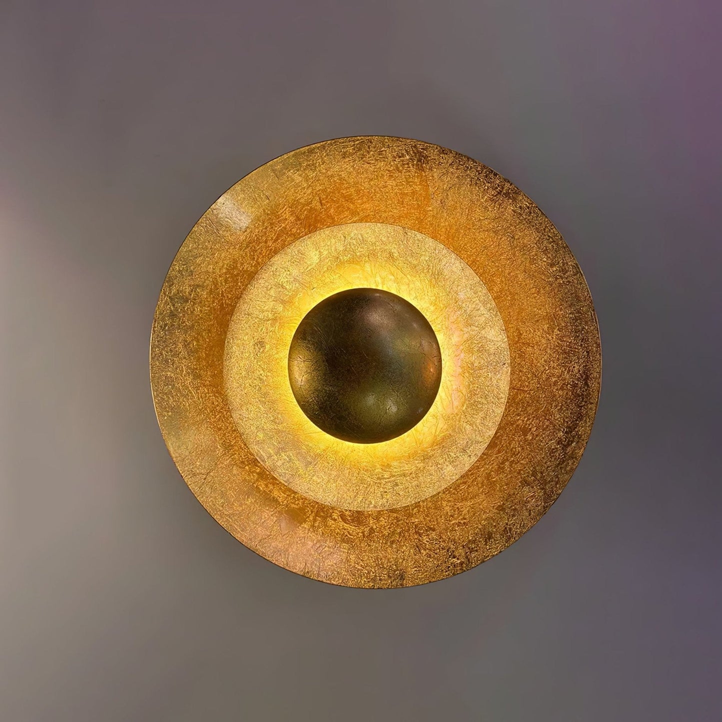 Machine Wall Lamp with LED Lighting - Modern Gold Design