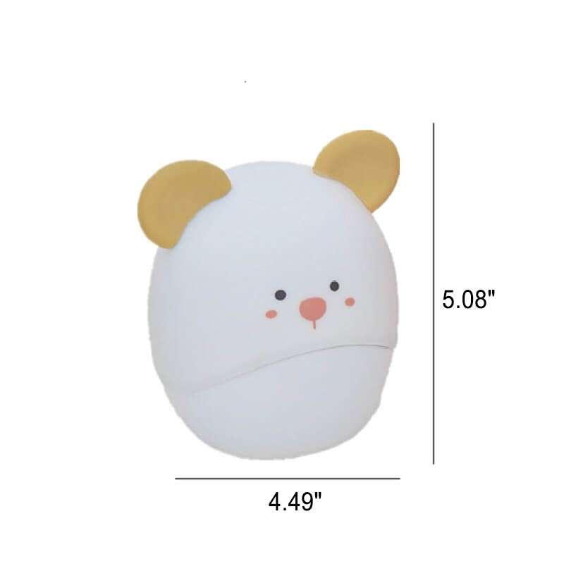 Cartoon Mouse Silicone USB LED Night Light Table Lamp