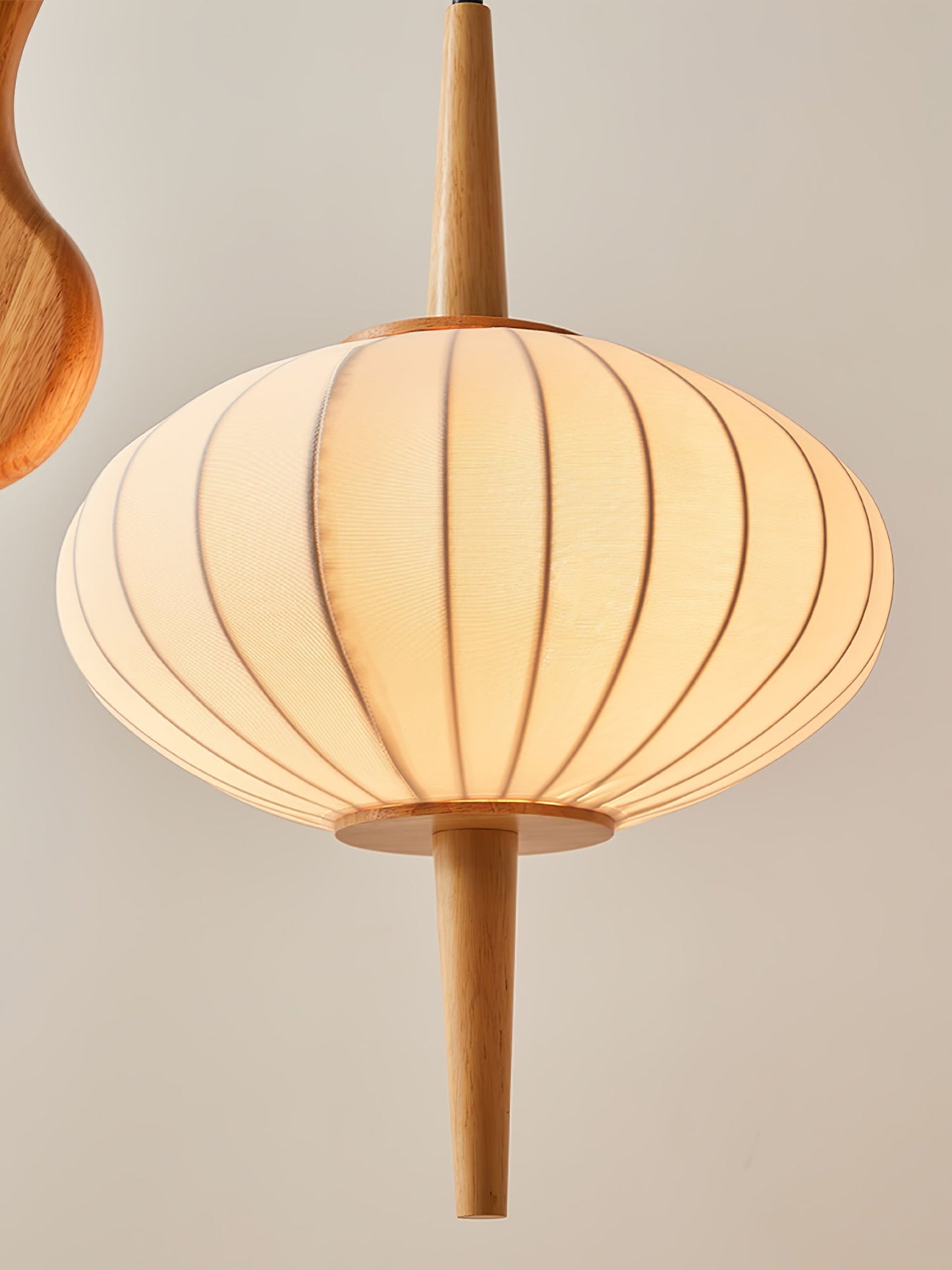 Mantis Wood Floor Lamp with LED, Indoor Use, Abstract Design