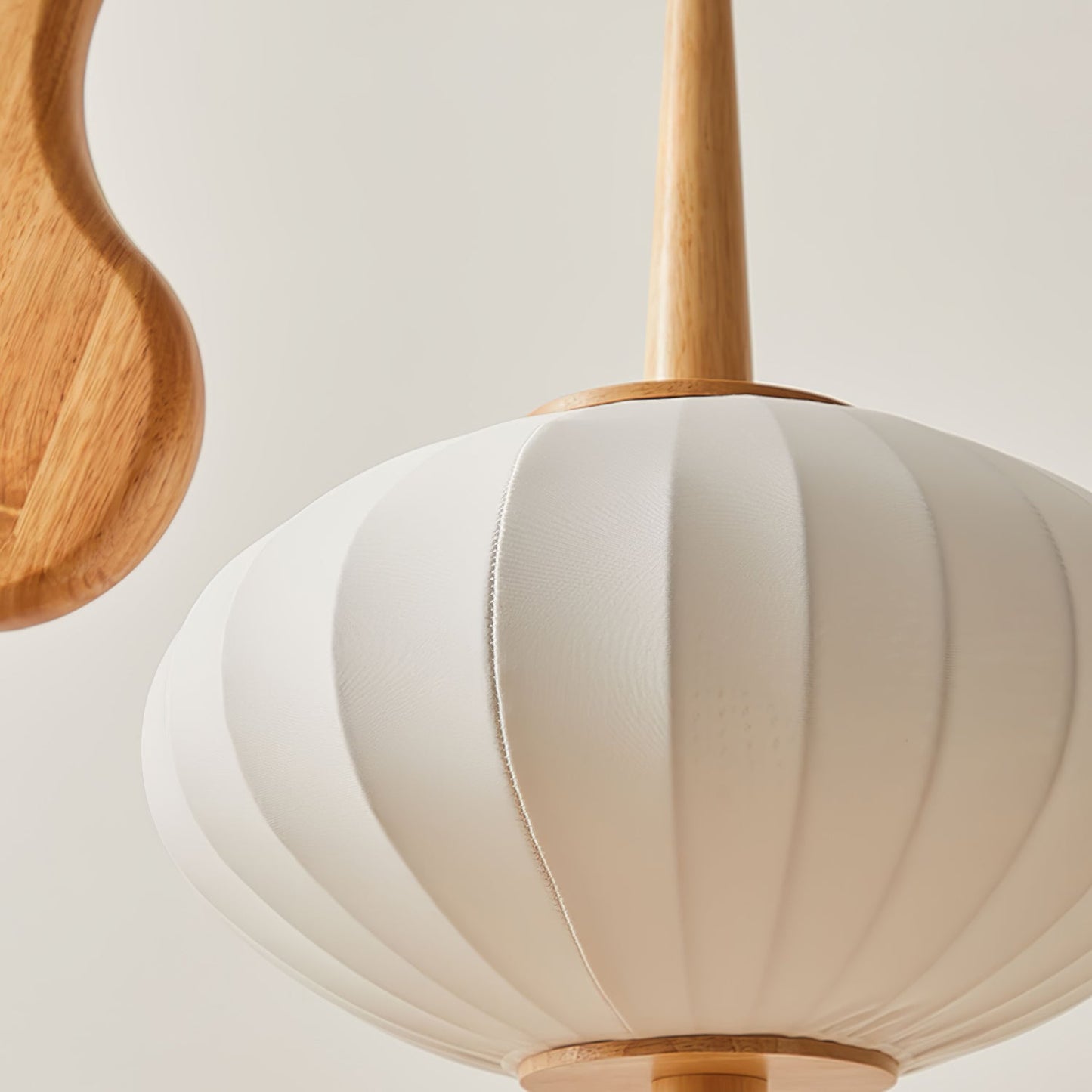 Mantis Wood Floor Lamp with LED, Indoor Use, Abstract Design