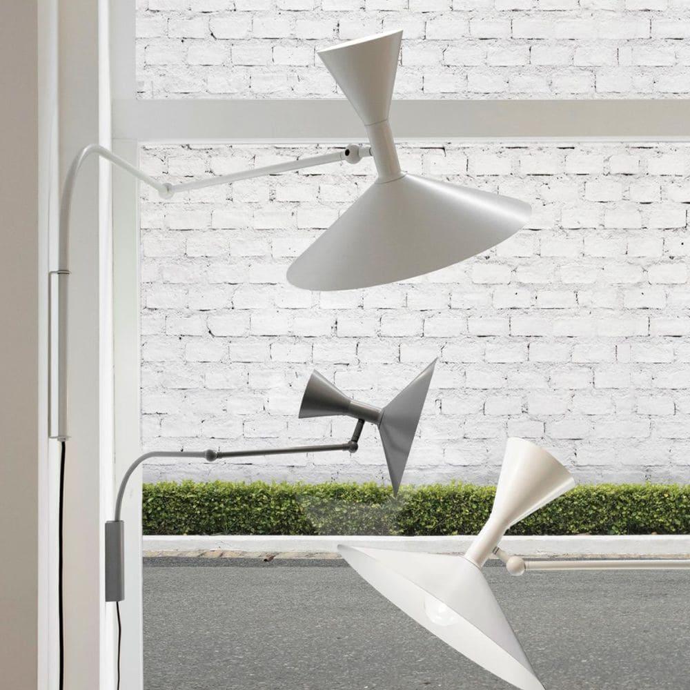 Marseille Plug-in Wall Light with Adjustable Arm and LED