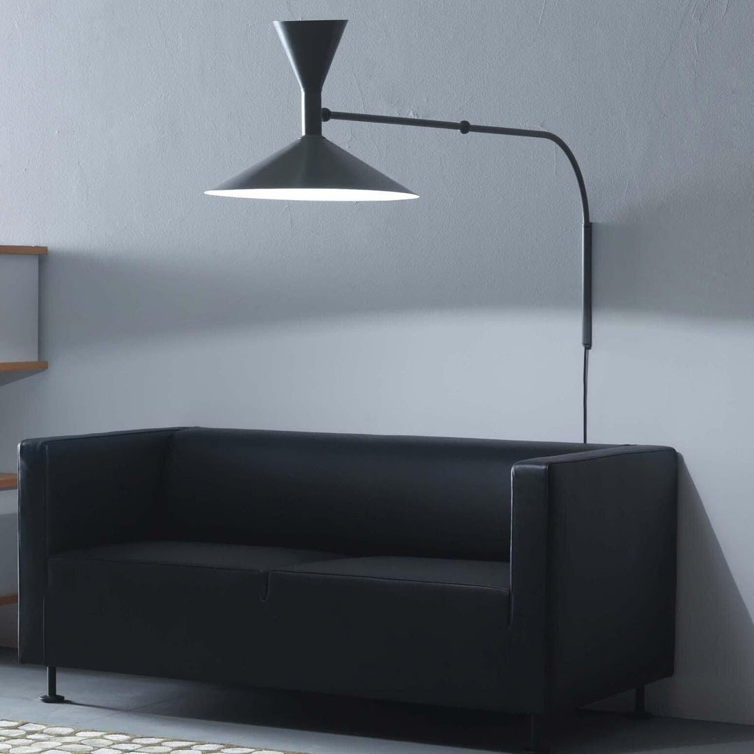 Marseille Plug-in Wall Light with Adjustable Arm and LED
