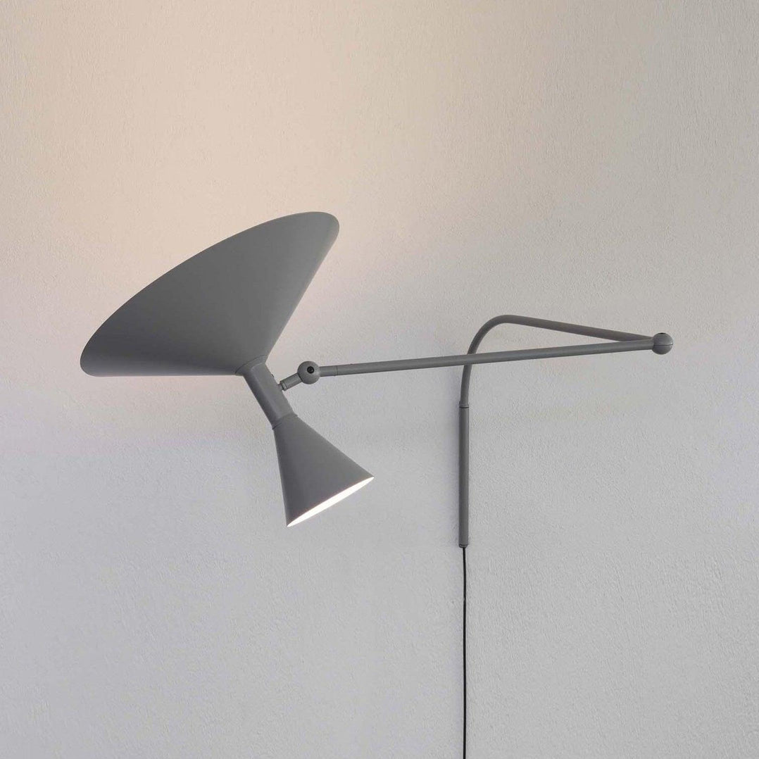 Marseille Plug-in Wall Light with Adjustable Arm and LED